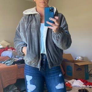 Zsupply Sherpa jacket! Olive green, size medium